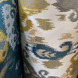 Majico Silver Bay Southwest Bohemian Ikat Fabric